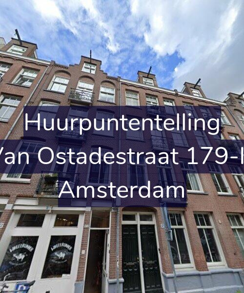 Foto gevel Huurpuntentelling voor Van Ostadestraat 179-H, Amsterdam