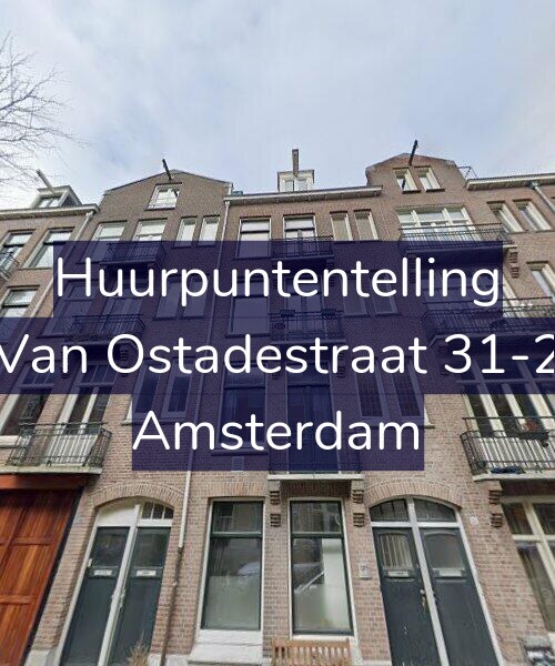 Foto gevel Huurpuntentelling voor Van Ostadestraat 31-2, Amsterdam
