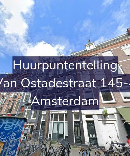 Foto gevel Huurpuntentelling voor Van Ostadestraat 145-4, Amsterdam