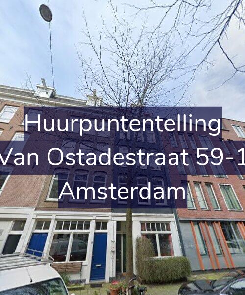 Foto gevel Huurpuntentelling voor Van Ostadestraat 59-1, Amsterdam