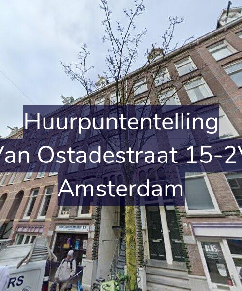Foto gevel Huurpuntentelling voor Van Ostadestraat 15-2V, Amsterdam