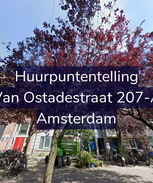 Foto gevel Huurpuntentelling voor Van Ostadestraat 207-A, Amsterdam