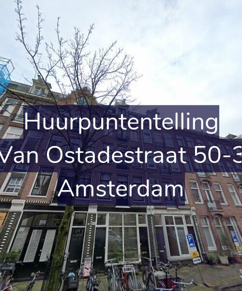 Foto gevel Huurpuntentelling voor Van Ostadestraat 50-3, Amsterdam