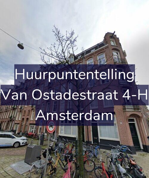 Foto gevel Huurpuntentelling voor Van Ostadestraat 4-H, Amsterdam