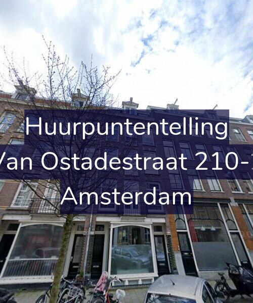 Foto gevel Huurpuntentelling voor Van Ostadestraat 210-2, Amsterdam