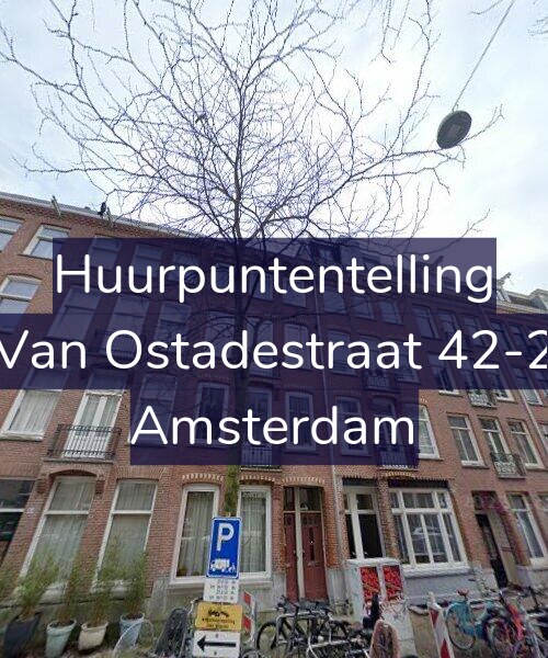 Foto gevel Huurpuntentelling voor Van Ostadestraat 42-2, Amsterdam