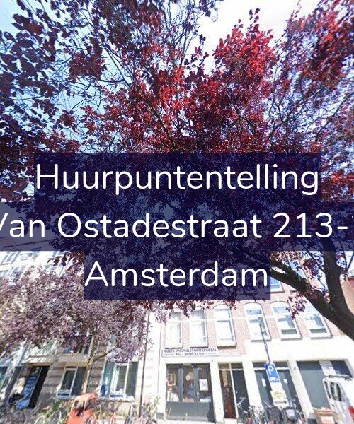 Foto gevel Huurpuntentelling voor Van Ostadestraat 213-2, Amsterdam