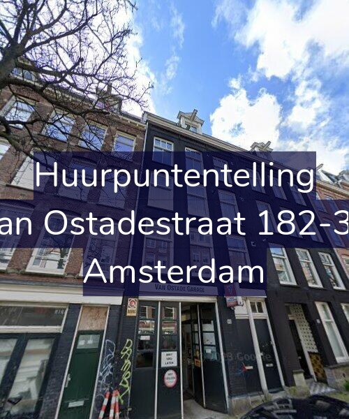 Foto gevel Huurpuntentelling voor Van Ostadestraat 182-3V, Amsterdam