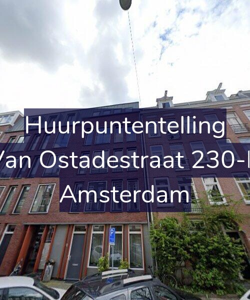 Foto gevel Huurpuntentelling voor Van Ostadestraat 230-B, Amsterdam