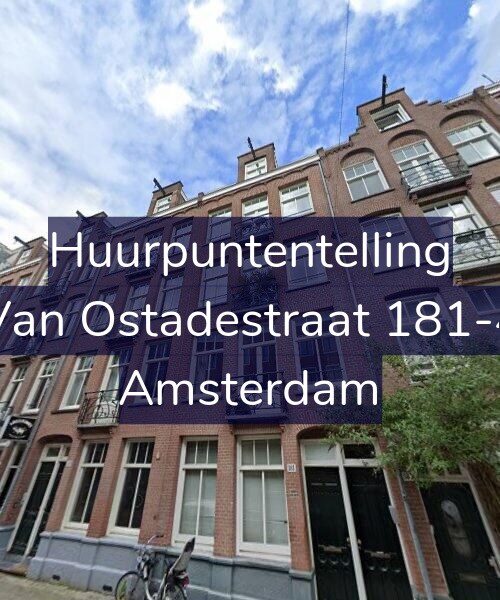 Foto gevel Huurpuntentelling voor Van Ostadestraat 181-4, Amsterdam