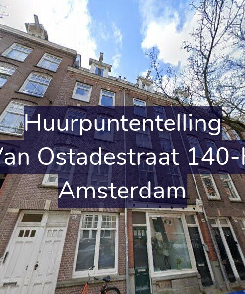 Foto gevel Huurpuntentelling voor Van Ostadestraat 140-H, Amsterdam
