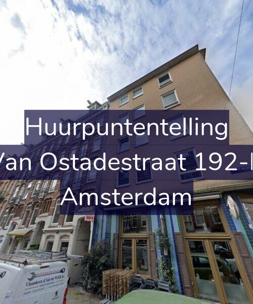 Foto gevel Huurpuntentelling voor Van Ostadestraat 192-B, Amsterdam