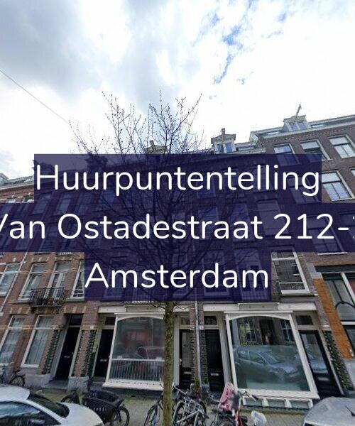 Foto gevel Huurpuntentelling voor Van Ostadestraat 212-2, Amsterdam