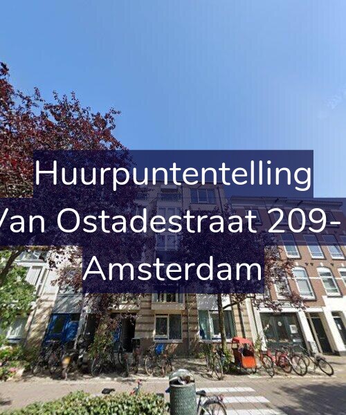 Foto gevel Huurpuntentelling voor Van Ostadestraat 209-F, Amsterdam