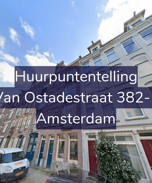 Foto gevel Huurpuntentelling voor Van Ostadestraat 382-1, Amsterdam
