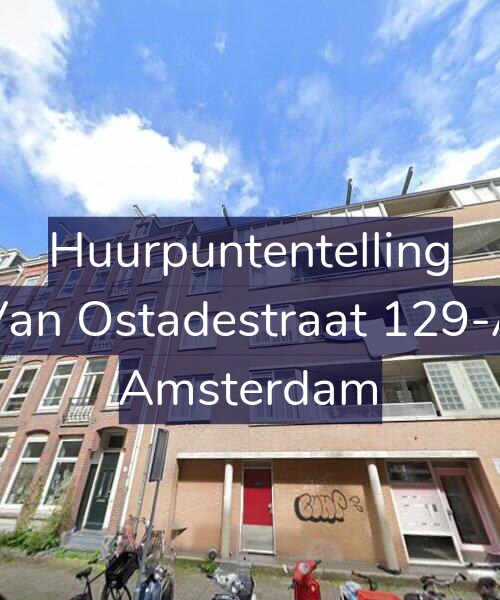 Foto gevel Huurpuntentelling voor Van Ostadestraat 129-A, Amsterdam
