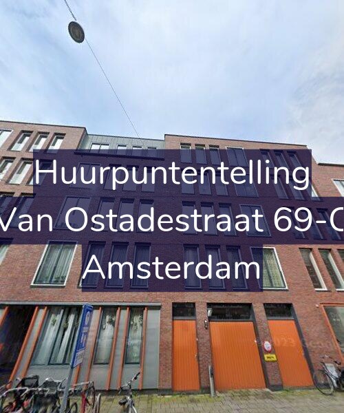 Foto gevel Huurpuntentelling voor Van Ostadestraat 69-C, Amsterdam