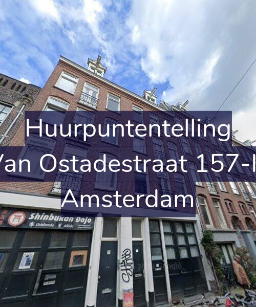 Foto gevel Huurpuntentelling voor Van Ostadestraat 157-H, Amsterdam