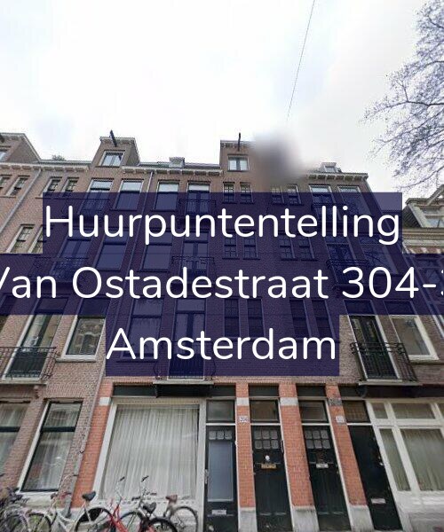 Foto gevel Huurpuntentelling voor Van Ostadestraat 304-3, Amsterdam
