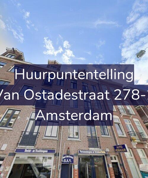 Foto gevel Huurpuntentelling voor Van Ostadestraat 278-2, Amsterdam