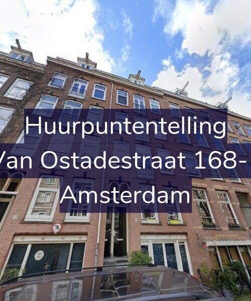 Foto gevel Huurpuntentelling voor Van Ostadestraat 168-1, Amsterdam