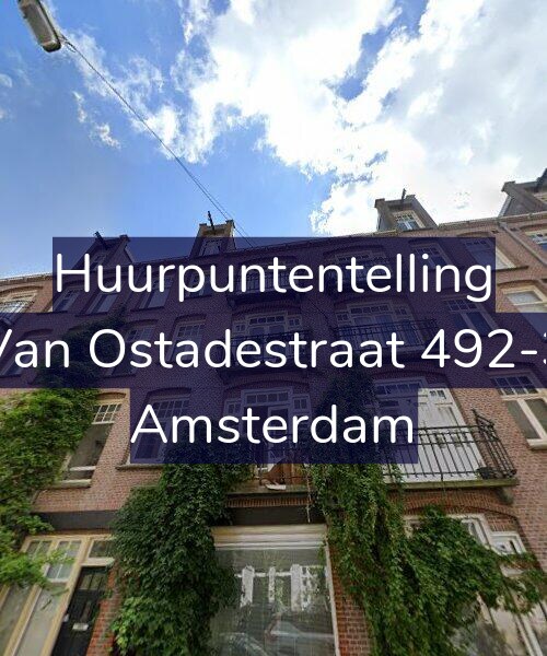 Foto gevel Huurpuntentelling voor Van Ostadestraat 492-3, Amsterdam