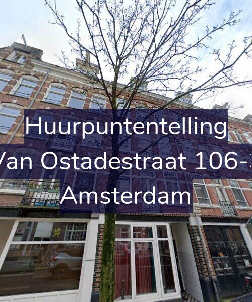 Foto gevel Huurpuntentelling voor Van Ostadestraat 106-3, Amsterdam