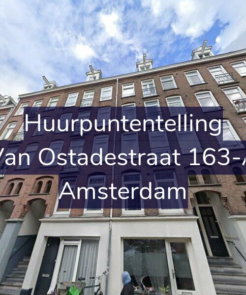 Foto gevel Huurpuntentelling voor Van Ostadestraat 163-A, Amsterdam