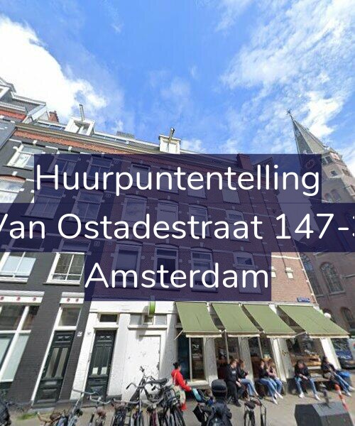 Foto gevel Huurpuntentelling voor Van Ostadestraat 147-3, Amsterdam