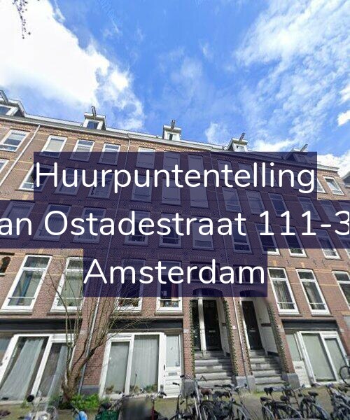 Foto gevel Huurpuntentelling voor Van Ostadestraat 111-3V, Amsterdam