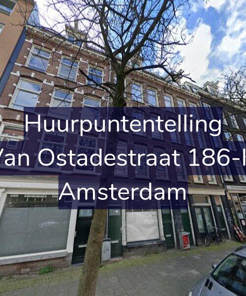 Foto gevel Huurpuntentelling voor Van Ostadestraat 186-H, Amsterdam