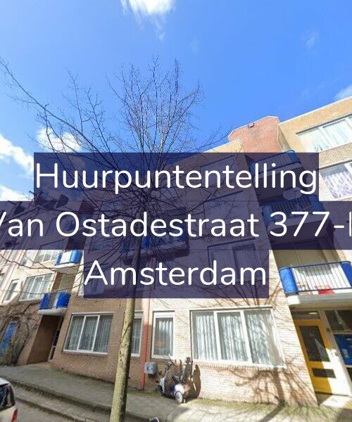 Foto gevel Huurpuntentelling voor Van Ostadestraat 377-B, Amsterdam