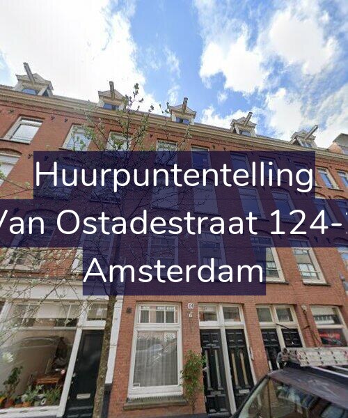 Foto gevel Huurpuntentelling voor Van Ostadestraat 124-2, Amsterdam