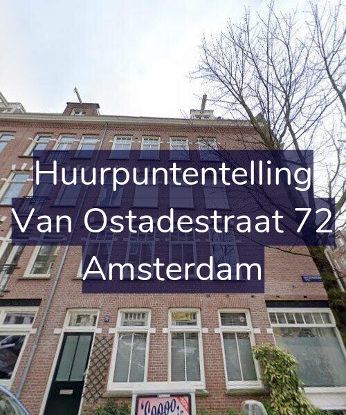 Foto gevel Huurpuntentelling voor Van Ostadestraat 72, Amsterdam