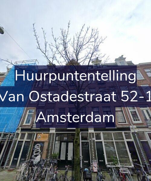 Foto gevel Huurpuntentelling voor Van Ostadestraat 52-1, Amsterdam