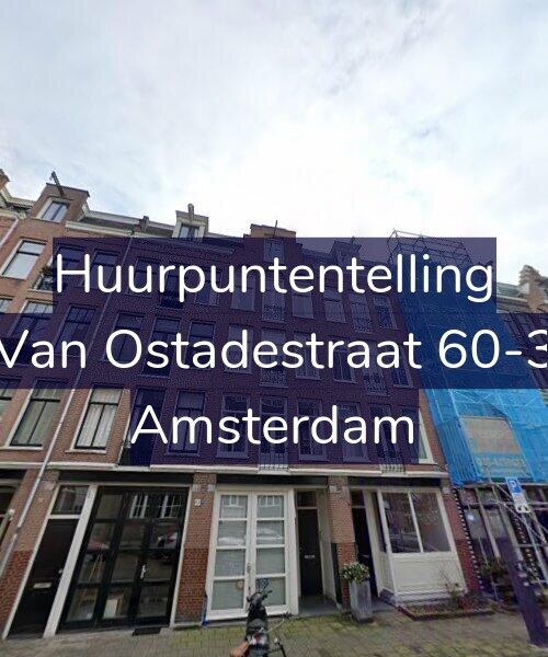 Foto gevel Huurpuntentelling voor Van Ostadestraat 60-3, Amsterdam