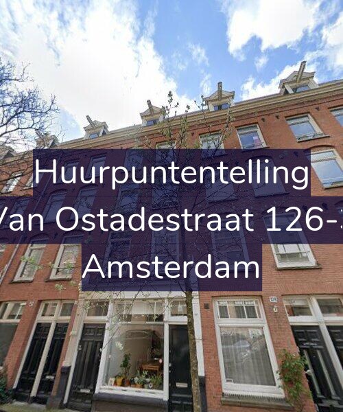 Foto gevel Huurpuntentelling voor Van Ostadestraat 126-3, Amsterdam