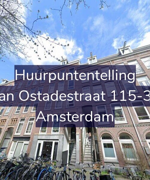 Foto gevel Huurpuntentelling voor Van Ostadestraat 115-3V, Amsterdam