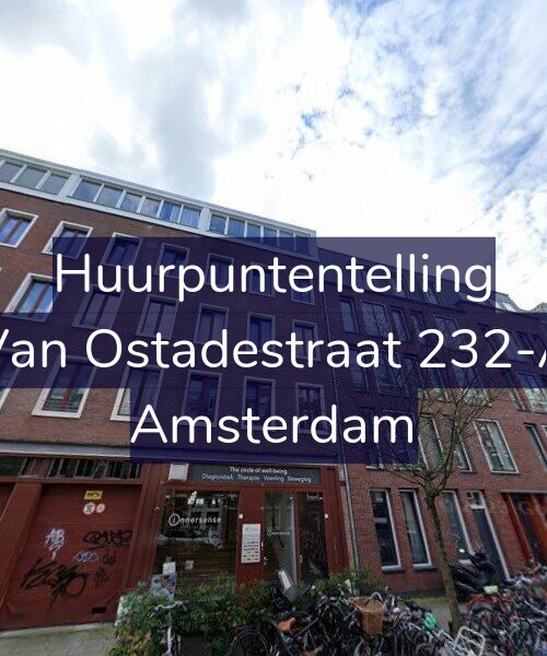 Foto gevel Huurpuntentelling voor Van Ostadestraat 232-A, Amsterdam
