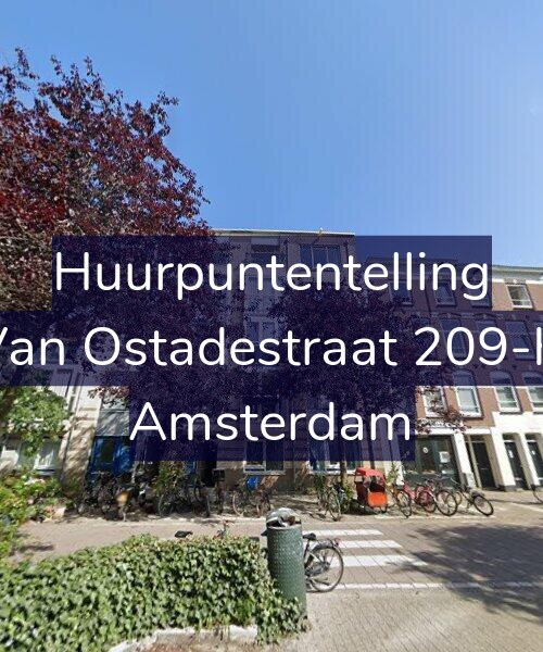 Foto gevel Huurpuntentelling voor Van Ostadestraat 209-H, Amsterdam