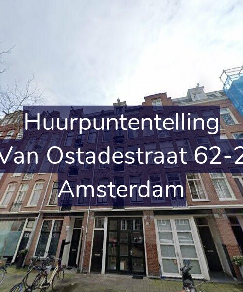 Foto gevel Huurpuntentelling voor Van Ostadestraat 62-2, Amsterdam