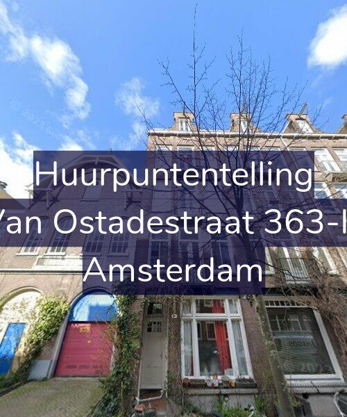 Foto gevel Huurpuntentelling voor Van Ostadestraat 363-H, Amsterdam