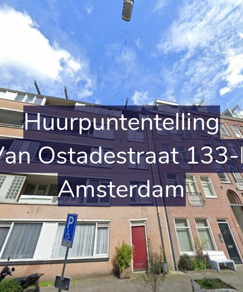 Foto gevel Huurpuntentelling voor Van Ostadestraat 133-B, Amsterdam