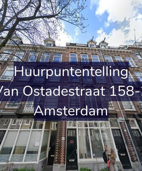 Foto gevel Huurpuntentelling voor Van Ostadestraat 158-2, Amsterdam