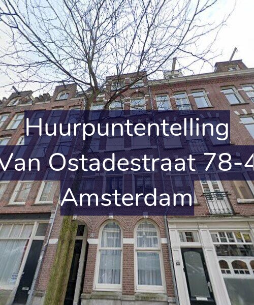 Foto gevel Huurpuntentelling voor Van Ostadestraat 78-4, Amsterdam