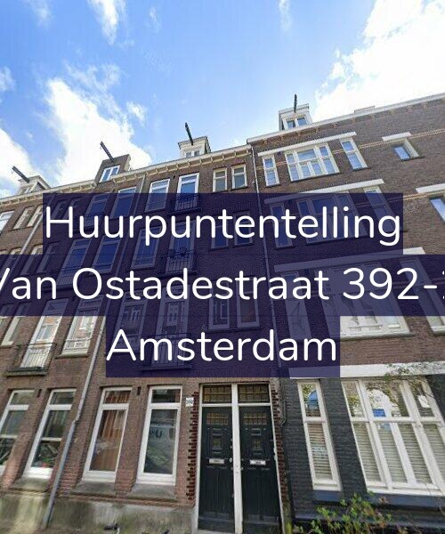 Foto gevel Huurpuntentelling voor Van Ostadestraat 392-2, Amsterdam
