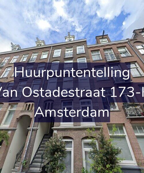 Foto gevel Huurpuntentelling voor Van Ostadestraat 173-H, Amsterdam
