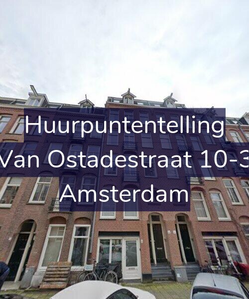 Foto gevel Huurpuntentelling voor Van Ostadestraat 10-3, Amsterdam