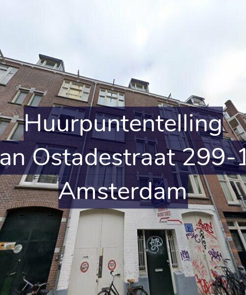 Foto gevel Huurpuntentelling voor Van Ostadestraat 299-1L, Amsterdam