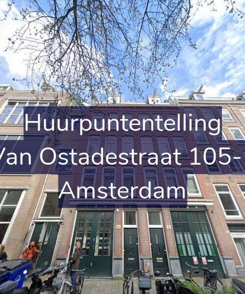Foto gevel Huurpuntentelling voor Van Ostadestraat 105-1, Amsterdam